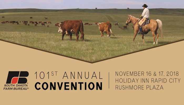 South Dakota Farm Bureau to Hold 101st Convention in Rapid City