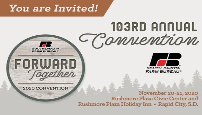 South Dakota Farm Bureau to Hold 103rd Convention in Rapid City
