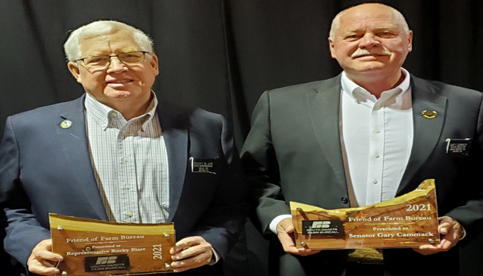 South Dakota Legislators Honored by South Dakota Farm Bureau